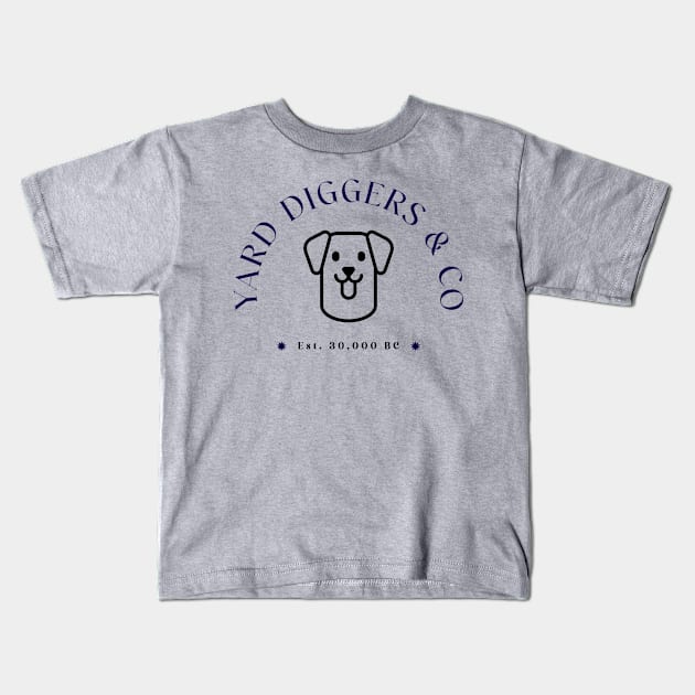 Yard Diggers & Co 1 Kids T-Shirt by Salt + Cotton